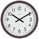 Acctim Elstow Retro Analogue Wall Clock - Black