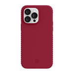 Incipio Grip Series Case for iPhone 14 Pro Max, Multi-Directional Grip, 14 ft (4.3m) Drop Protection - Scarlet Red/Winery (IPH-2011-SCRW)