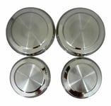 4pc Hob Cover Set Stainless Steel Metal Electric Cooker Ring Lid