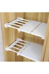 Multiuse Scalable Wardrobe Storage Organizer Shelf Extendable Divider Rack