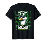 Lucky Duck Funny Shamrock St Patricks Day T-Shirt