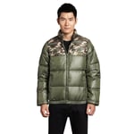 adidas Men's Down Jacket Padded Outdoor Winter Coat Camo Size Large