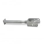 Heco 799073040920 Stolpsko typ U, justerbar, varmförzinkad 71 x 40 x 92 mm
