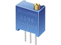 Bourns 3296W-1-204Lf Spindeltrimmer 25-Trins Lineær 0.5 W 200 Kω 9000 ° 1 Stk
