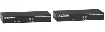 Black box BLACK BOX KVX SERIES KVM EXTENDER OVER FIBER - 4K, SINGLE-HEAD, DISPLAYPORT, USB 2.0 HUB, SERIAL, AUDIO, LOCAL VIDEO WITH (2) SFPS, 1250-MBPS LC, SM (KVXLCDPF-100-SFPBUN3)