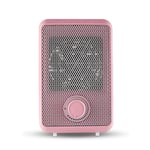 Tower T675001P 600W Fan Heater with 3 Second Heating Technology, Adjustable Thermostat, Overheat Protection, Pink