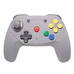 Brawler64 Wireless Edition Controller for Nintendo 64 (Grey)