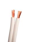 SUPRA 2000000147 Högtalarkabel 0,127 mm, syrefria kopparkardeler 2x4.0, vit, 400 m