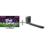 Philips The One PUS8808 55" 4K LED Ambilight Google TV + TAB8507B 3.1 Dolby Atmos Soundbar -tuotepaketti