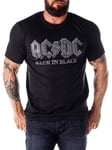 Urban Classics ACDC Back In Black T-skjorte - Svart