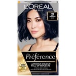 L'Oréal Paris Préférence Infinia Hair Dye (Various Shades) - 21 Starry Night Blue Black