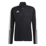 adidas Träningsjacka Tiro Essentials - Svart/Vit, storlek X-Small