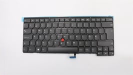 Lenovo ThinkPad T460 L460 Keyboard Nordic Black 04Y0844