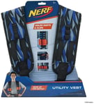 Nerf Elite Utility Vest, NER0155, Blue and Grey, Single