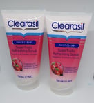 6x Clearasil Daily Clear Refreshing Superfruit Scrub 150ml (BUY 2 GET 1 FREE)
