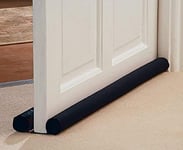Ram® DOUBLE Sided Door Draft Excluder Self-Adhesive Tape Draught Insulator Strip Foam Seal Fits to Bottom of Door Under Door Draft Stopper 90cm Long