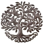 Tree with 5 Birds Recycled Steel