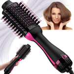4in1 Volumizer Drier Comb Brush Heated Curler Straightener Hot Air Curly
