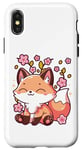 iPhone X/XS Kawaii Japanese Fox Sakura Cherry Blossom Festival Spring Case