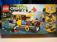 Lego Creator Expert - Riverside Houseboat (31093) 3 in 1 - New & Sealed -Retired