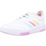 adidas Tensaur Sport 2.0 K White/Blue Synthetic Trainers Shoes