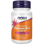NOW Foods - Vitamin D3 4000 Iu (120 Sgels)