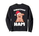 Christmas Pig Christmas Ham Cute Santa Pig Funny Christmas Sweatshirt