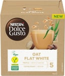 NESCAFE Dolce Gusto Plant Based Flat White Oat Coffee Pods - 12 Oat Flat White C