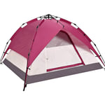 KEDUODUO Pop Up Tent,Camping Instant Automatic 3-4 People Outdoor Tent Waterproof Lightweight Dome Outdoor Tent