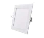 LED Panel Firkant Innfelt 18W 22CM 3000K Dimbar