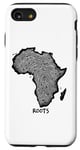 Coque pour iPhone SE (2020) / 7 / 8 T-shirt Afrique DNA Drapeau Pouce Empreintes Digitales Racines Fier