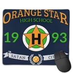 Dragon Ball Z Orange Star High School Varsity Customized Designs Non-Slip Rubber Base Gaming Mouse Pads for Mac,22cm×18cm， Pc, Computers. Ideal for Working Or Game