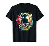 Softball Mom Design for Softball Player Life T-Shirt