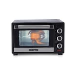 Mini Toaster Oven & Grill 19L Electric Rotisserie Compact Cooker 1280W Geepas