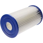 6x Cartouche filtrante remplacement pour Intex 29005 b, 59905 b, b, type b pour piscine pompe de filtration - Filtre à eau blanc / bleu - Vhbw