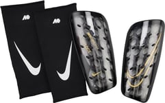 Nike Unisex Shin Pads Nk MERC Flylite SL - Fa22, Black/Black/MTLC Gold Coin, DN3608-010, L