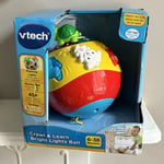 Vtech Crawl and & Learn Bright Lights Ball Flashing Rolling Baby - New & Sealed