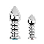 Bejewelled Metal Knobler Butt Plug (Small)