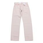 Levis 501 Jeans Womens Waist 26 Leg 28 Pink Fresh Premium Cotton Denim BNWT New