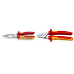 KNIPEX Pliers for Electrical Installation 1000V-insulated (200 mm) 13 86 200 & StepCut (160 mm) 95 16 160
