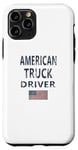 Coque pour iPhone 11 Pro American Truck Driver - Semi-remorque de tracteur OTR