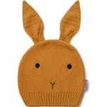 Liewood Viggo knit hat wool – rabbit mustard - 1-2år