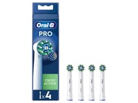 Oral-B Crossaction , 4 Styck, Vit, Oral-B, Låda