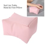 Nail Art Table Hand & Foot Pillow Soft Pu Arm Rest Salon Man Pink