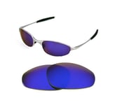 NEW POLARIZED DDEP BLUE REPLACEMENT LENS FOR OAKLEY VINTAGE C-WIRE SUNGLASSES