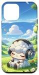 iPhone 12 mini Kawaii Sheep Headphones: The Sheep's Rhythm Case