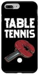Coque pour iPhone 7 Plus/8 Plus Ping Pong Power Raquette de tennis de table
