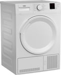 Beko DTLCE81031W | 7kg Freestanding Condenser Tumble Dryer - White