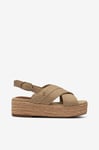 Tommy Hilfiger - Sandal Denim Espadrille Platform - Vit