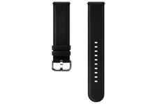 Samsung Original Galaxy Watch Active 2 Genuine Leather Replacement Band - Black